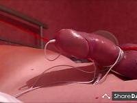 Bound cock electro