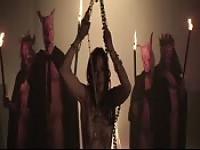 Total submission with four masked men