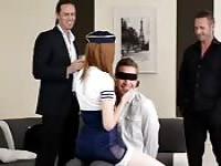 Gangbang For Redhead