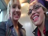 Sucking cocks in the bus
