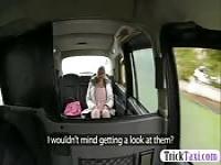 Massive tits passenger screwed for free