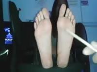 Her beautiful toes