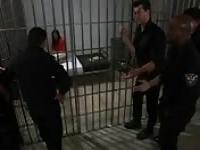 Gangabng mit einer Französin im Knast