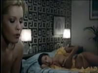 The blonde and the Filipina girl in a vintage video