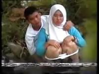 Malaysian babe outside