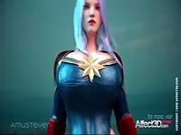 Superhero 3d animation