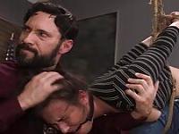 Sexy evidence clerk anal bdsm banged