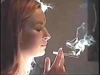 Erregende Kollektion heiÃer Raucherinnen