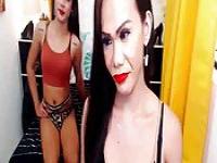 Two Sexy Shemales Fucking and Sucking