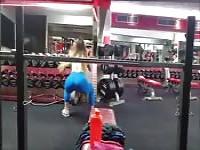 Sexy ass working out