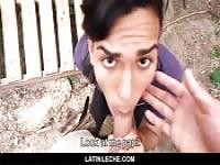 Sexy latino sucks good