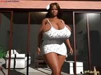 Titties too big for anything but animation