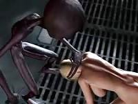 3D alien fucking