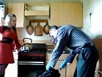 Using her body to pay the plumber